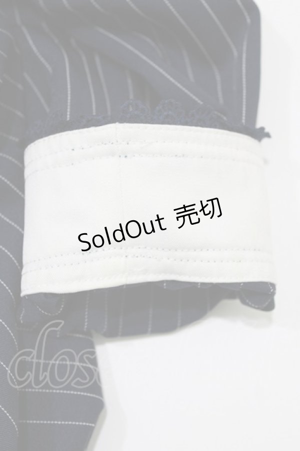 画像4: axes femme kawaii / ストライプセーラーワンピース M ネイビー H-26-04-02-027-AX-OP-NS-ZH (4)