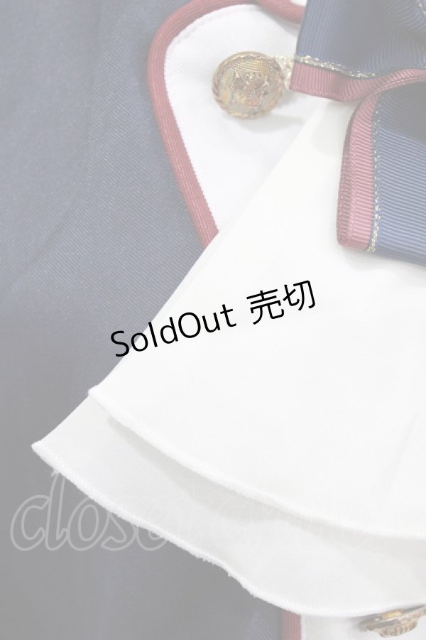 画像4: Amavel / Royal Palace Fanfareミドル丈ワンピース Free ネイビー H-26-04-02-028-CA-OP-NS-ZH (4)