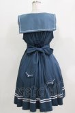 画像3: Amavel / Petit Monde Collegeジャンパースカート Free ブルー H-26-04-02-030-CA-OP-NS-ZH (3)