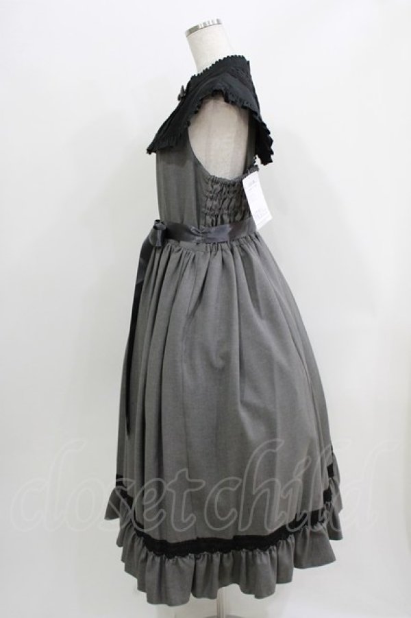 画像2: metamorphose / 【プラスサイズ】Priere〜星に祈りを〜ミディアムジャンパースカート プラスサイズ グレー H-26-04-02-004-ME-OP-NS-ZH (2)