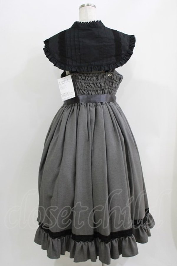 画像3: metamorphose / 【プラスサイズ】Priere〜星に祈りを〜ミディアムジャンパースカート プラスサイズ グレー H-26-04-02-004-ME-OP-NS-ZH (3)