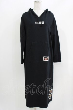 画像: PINK HOUSE / パーカーワンピース Free ブラック H-26-04-02-038-LO-OP-NS-ZH