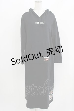 画像: PINK HOUSE / パーカーワンピース Free ブラック H-26-04-02-038-LO-OP-NS-ZH
