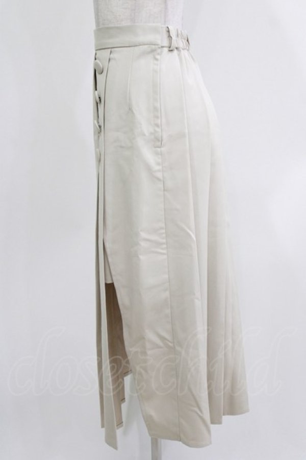 画像2: Fi.n.t / ローズパネル柄タックスカート Free ivory×purple H-26-04-02-039-CA-SK-NS-ZH (2)