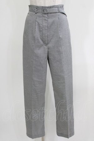 画像: F&A / センタープレスタックパンツ Free BLACK×WH H-26-04-02-040-LO-PA-NS-ZH