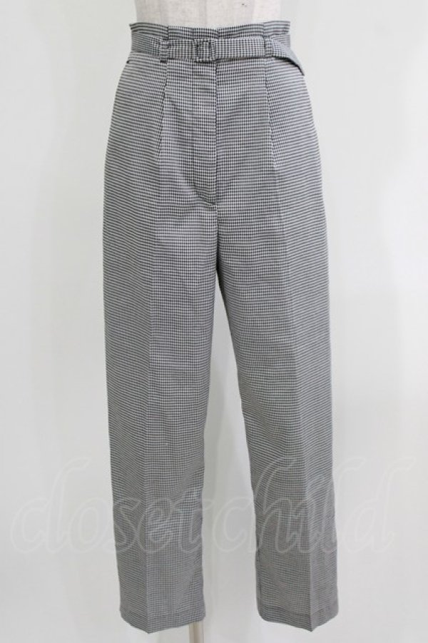 画像1: F&A / センタープレスタックパンツ Free BLACK×WH H-26-04-02-040-LO-PA-NS-ZH (1)