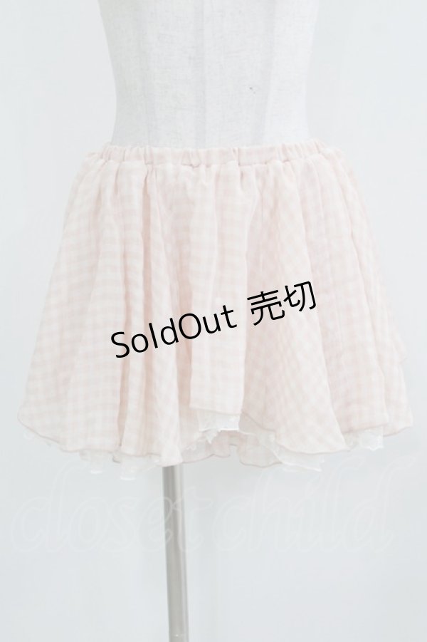 画像1: LIZ LISA / ギンガムチェックスカパン Free ピンク H-26-04-02-041-LO-PA-NS-ZH (1)