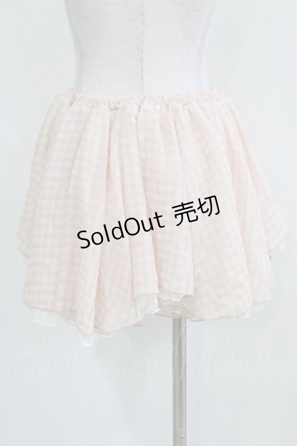 画像3: LIZ LISA / ギンガムチェックスカパン Free ピンク H-26-04-02-041-LO-PA-NS-ZH (3)