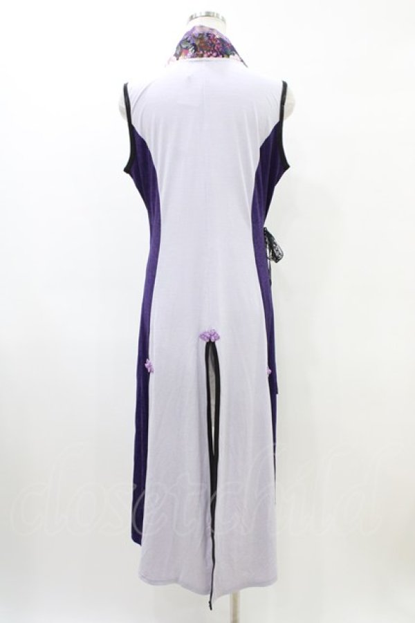 画像2: Qutie Frash / 着物チュニック  紫 H-26-04-02-1003-QU-TO-KB-ZH (2)