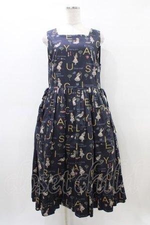 画像: Jane Marple / The nursery Aliceギャザードレス  ネイビー H-26-04-02-1023-JM-OP-KB-ZH