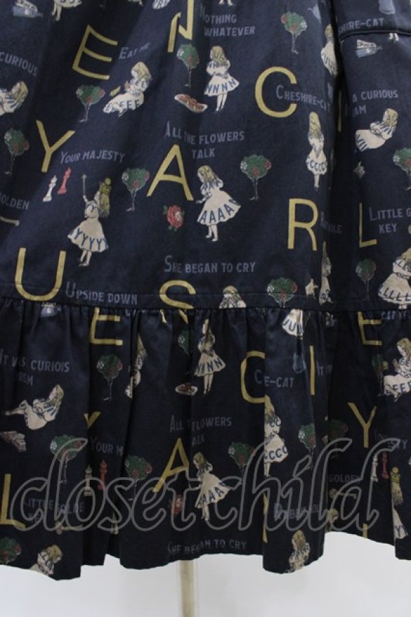 画像5: Jane Marple / The nursery Aliceギャザードレス  ネイビー H-26-04-02-1023-JM-OP-KB-ZH (5)