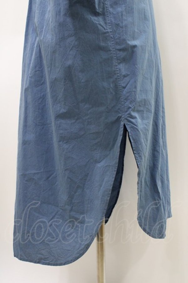 画像3: RNA / ロングシャツワンピース  ブルー H-26-04-02-1026-PU-OP-KB-ZH (3)