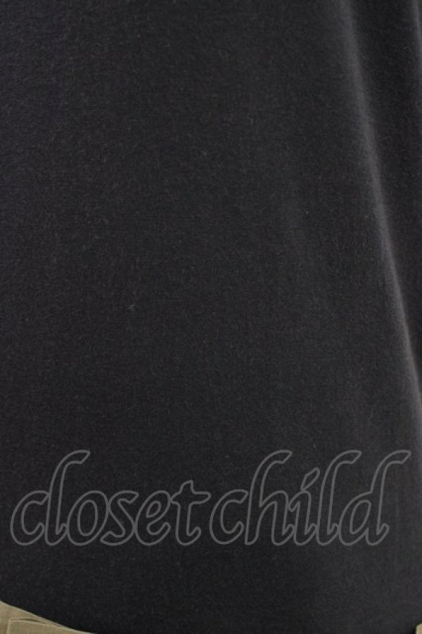 画像3: Jane Marple Dans Le Salon / レイヤード風切替ワンピース M ネイビー×カーキ H-26-04-02-1028-JM-OP-KB-ZH (3)