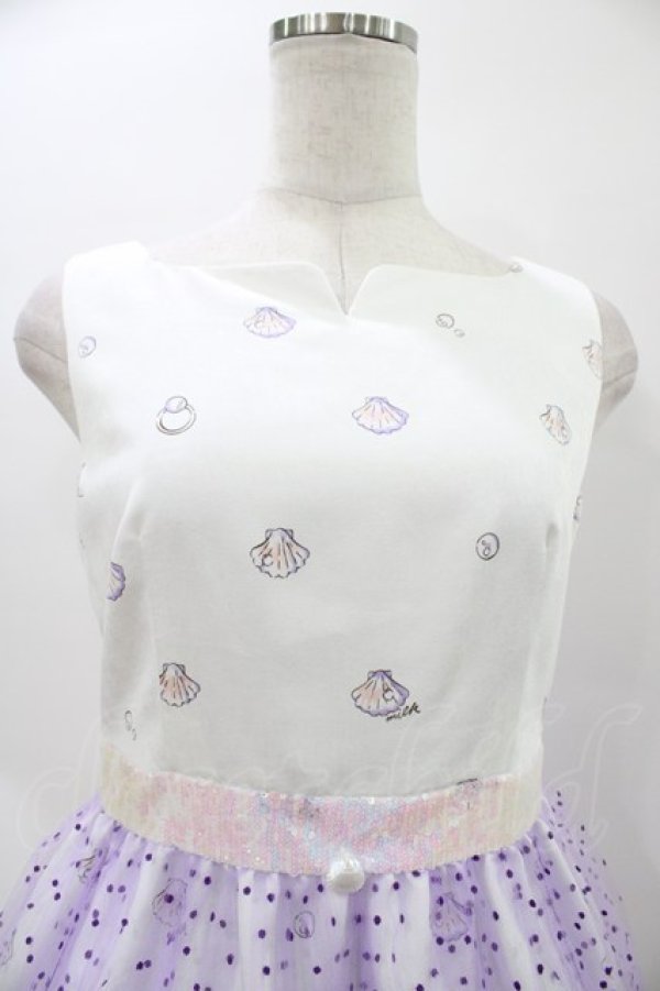 画像3: MILK / アリエルドレス  ホワイトシェル H-26-04-02-1032-ML-OP-KB-ZH (3)