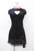 画像1: PUNK RAVE / POSTER GIRL DRESS M ブラック H-26-04-02-1038-PU-OP-KB-ZH (1)