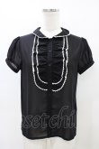 画像1: MILK / ROMANTIC ブラウス  ブラック H-26-04-02-1040-ML-BL-KB-ZH (1)