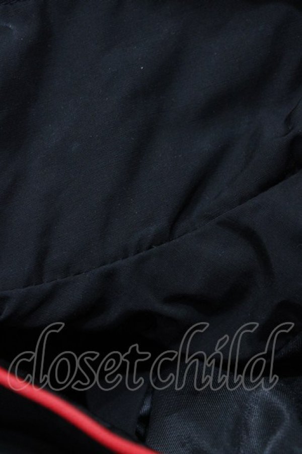 画像3: REFLEM / チャイナフリルトラックジャージ FREE 黒×赤 H-26-04-02-1049-PU-JA-AK-ZH (3)