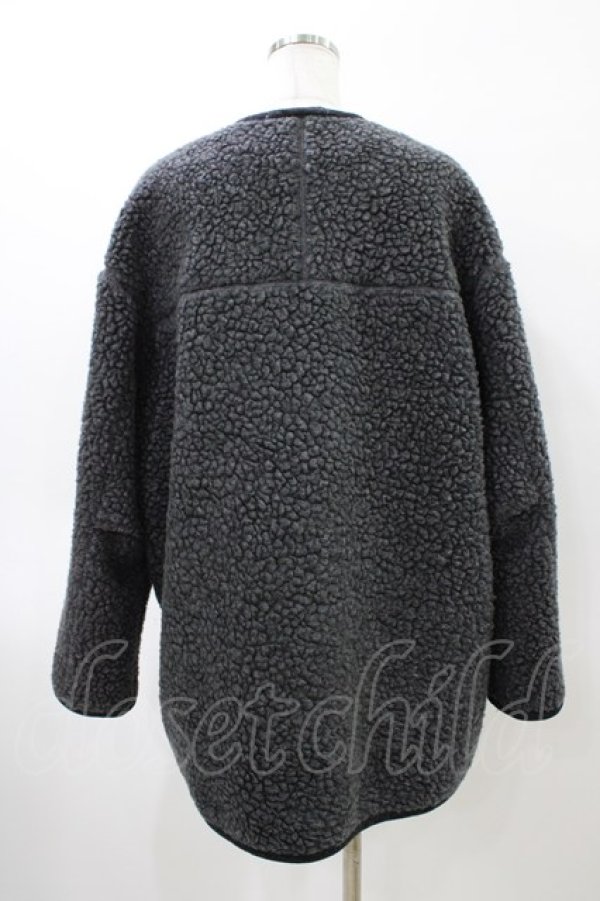 画像2: RNA / ウールシープボアジャケット  グレー H-26-04-02-1050-PU-JA-KB-ZH (2)