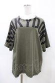 画像1: RNA / プリントT-shirt  カーキ H-26-04-02-1052-PU-TO-KB-ZH (1)