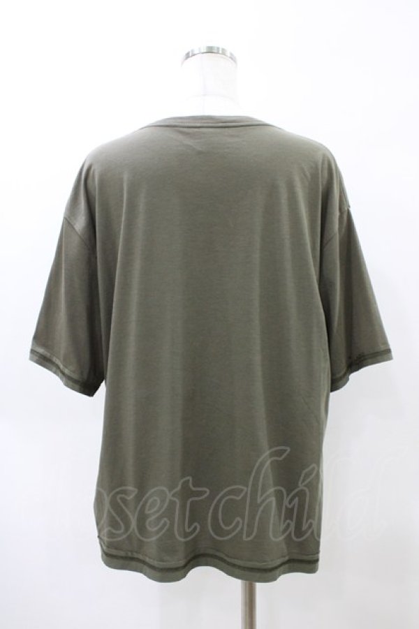 画像2: RNA / プリントT-shirt  カーキ H-26-04-02-1052-PU-TO-KB-ZH (2)