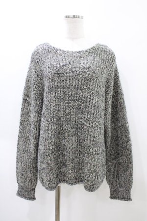 画像: RNA / ネオンカラーモヘヤプルオーバー  グレー H-26-04-02-1053-PU-TO-KB-ZH