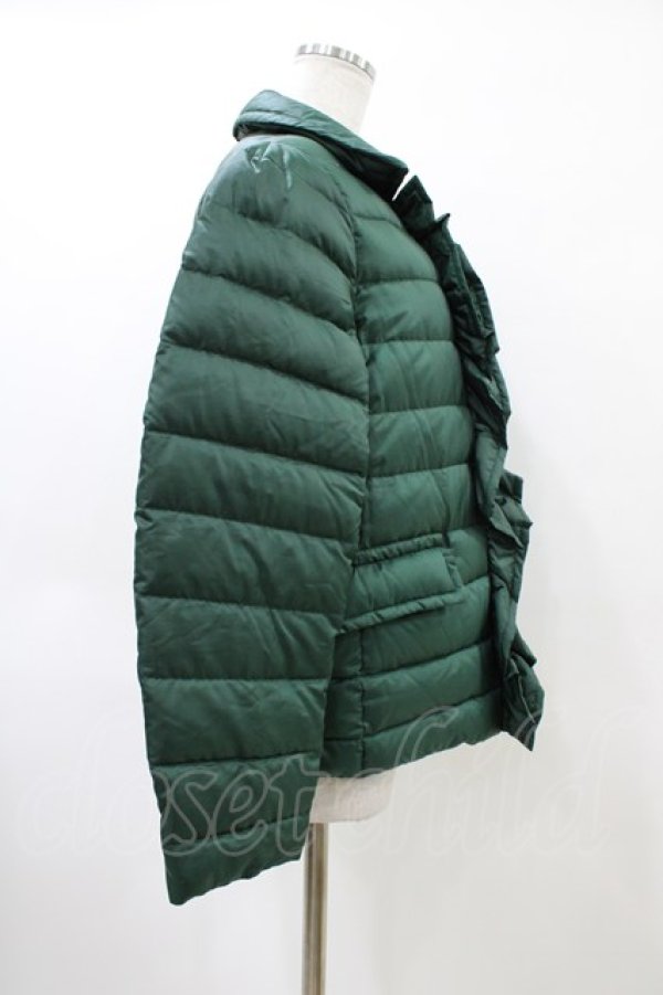 画像3: Jane Marple / フロントフリルダウンジャケット M グリーン H-26-04-02-1005-JM-JA-ET-ZH (3)