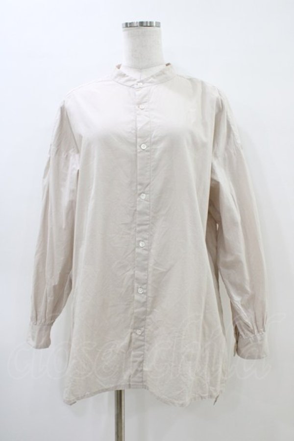 画像1: RNA / コットンギャザースリーブシャツ  グレー H-26-04-02-1059-PU-BL-KB-ZH (1)