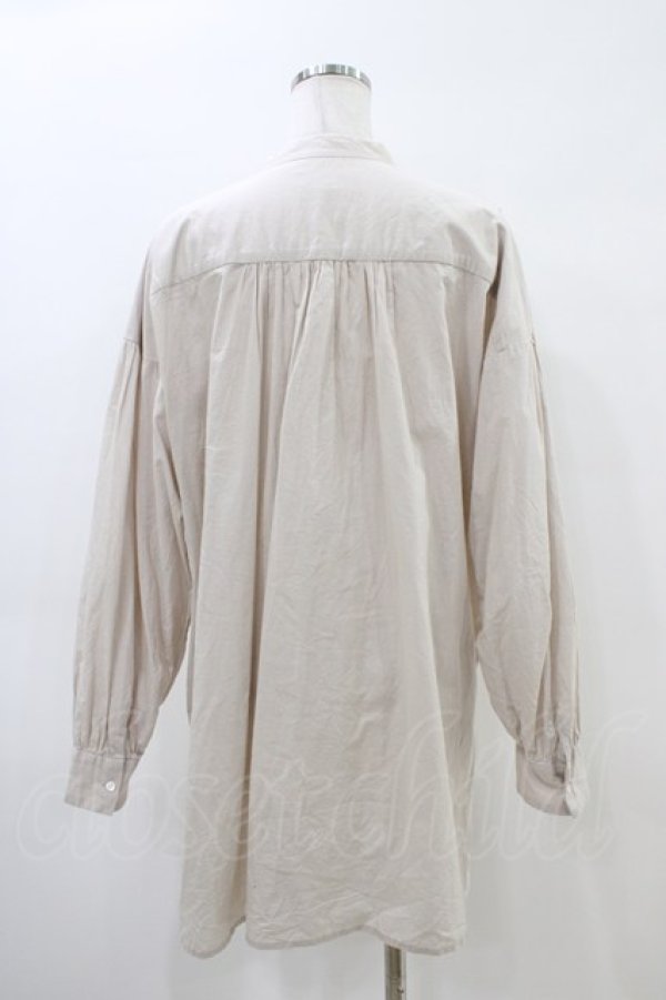 画像2: RNA / コットンギャザースリーブシャツ  グレー H-26-04-02-1059-PU-BL-KB-ZH (2)