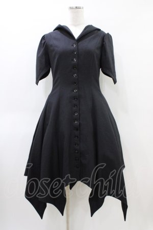 画像: ATELIER BOZ / カトレア半袖ワンピース L ブラック H-26-04-02-1007-EL-OP-KB-ZH