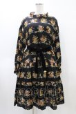 画像1: Jane Marple / Jubilee flowersミニドレス  ブラック H-26-04-02-1009-JM-OP-KB-ZH (1)