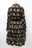 画像2: Jane Marple / Jubilee flowersミニドレス  ブラック H-26-04-02-1009-JM-OP-KB-ZH (2)