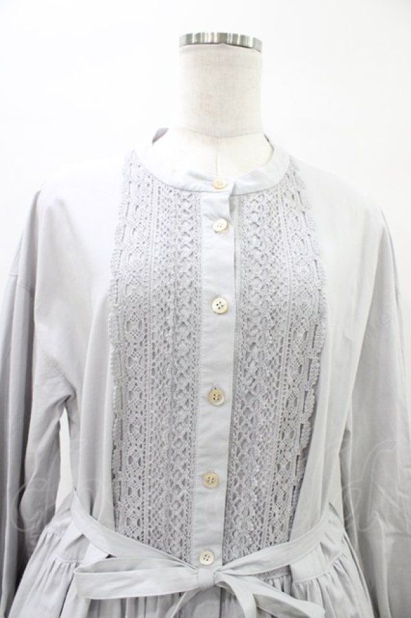 画像4: Jane Marple / Winter laceピューリタンドレス  シルバーグレイ H-26-04-02-1014-JM-OP-KB-ZH (4)