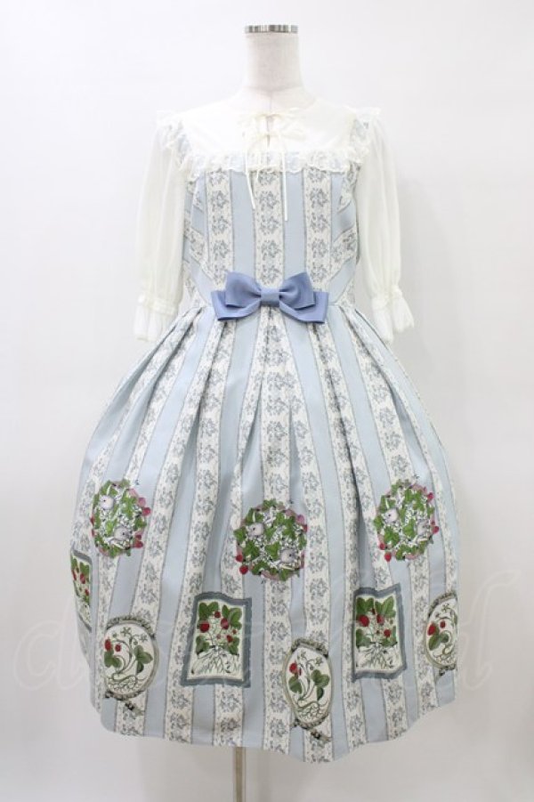 画像1: Melody BasKet / Berry galleryチュール切替ワンピース M サックス H-26-04-02-1015-LO-OP-KB-ZH (1)
