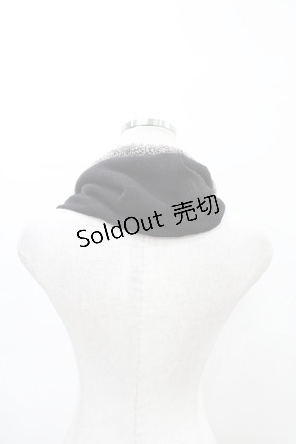 画像2: MINT NeKO / ネコスヌード  ブラック H-26-04-02-1002-HN-ZA-KB-ZH (2)