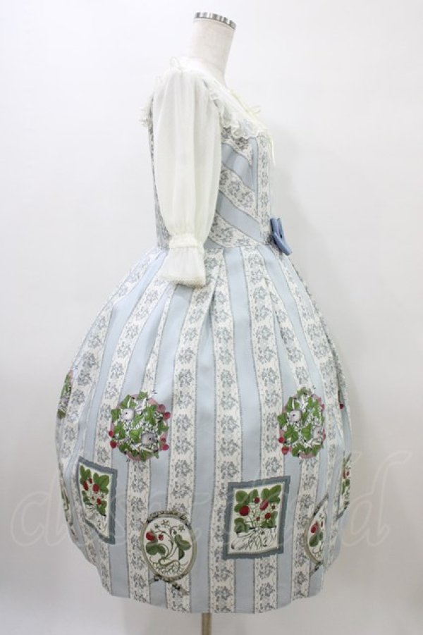 画像3: Melody BasKet / Berry galleryチュール切替ワンピース M サックス H-26-04-02-1015-LO-OP-KB-ZH (3)