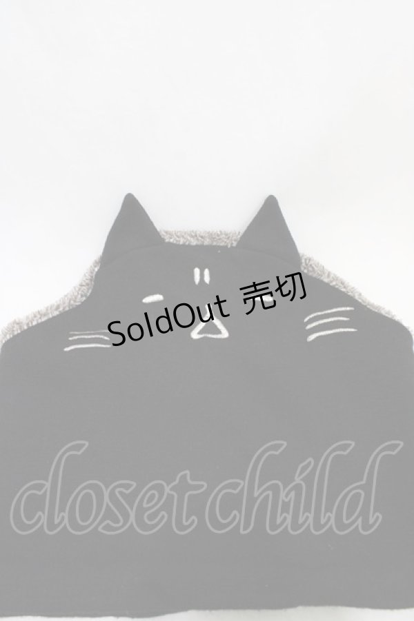 画像3: MINT NeKO / ネコスヌード  ブラック H-26-04-02-1002-HN-ZA-KB-ZH (3)