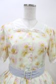 画像4: Melody BasKet / Blooming poppyフロントボタンワンピース M イエロー H-26-04-02-1017-LO-OP-KB-ZH (4)
