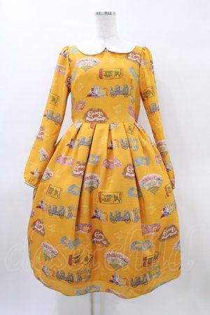 画像: Emily Temple cute / CIRCLEロングスリーブワンピース  オレンジ H-26-04-02-1018-ET-OP-KB-ZH