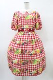 画像1: Melody BasKet / Fruits BasKetワンピース  レッド H-26-04-02-1019-LO-OP-KB-ZH (1)