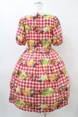 画像2: Melody BasKet / Fruits BasKetワンピース  レッド H-26-04-02-1019-LO-OP-KB-ZH (2)