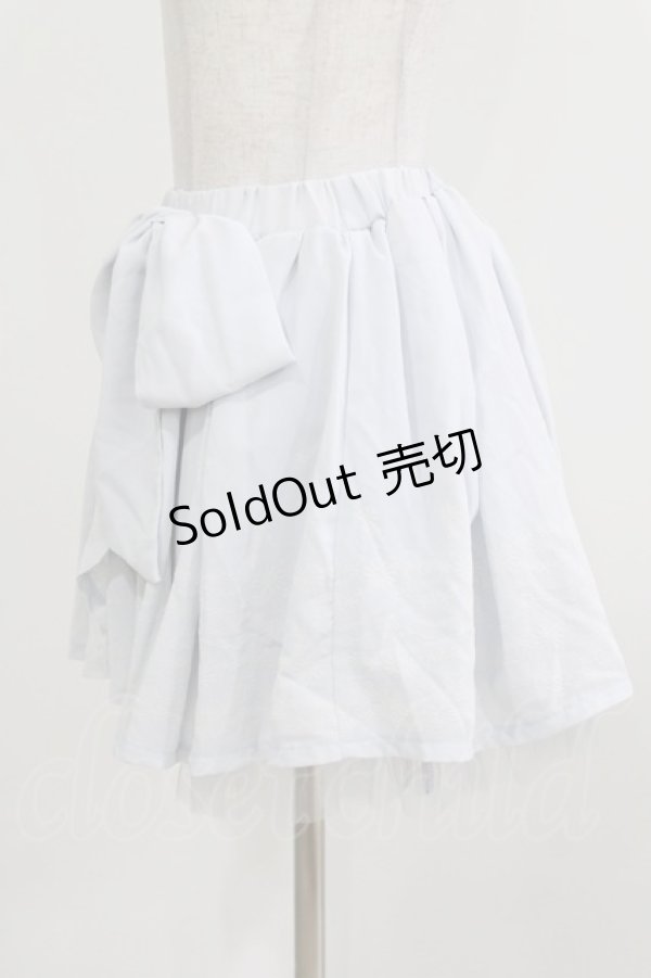 画像2: LIZ LISA / フロッキープリントスカパン Free サックス H-26-04-02-047-LO-SK-NS-ZH (2)