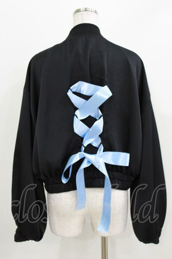 画像7: metamorphose / 電脳Neon少女 リバーシブルブルゾン Free サックス系 H-26-04-02-048-ME-JA-NS-ZH (7)