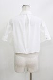 画像3: axes femme / ハトメ使タブショートシャツ Free オフ H-26-04-02-054-AX-BL-NS-ZH (3)