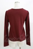 画像3: axes femme / ヨーク切り替えプルオーバー M ワイン H-26-04-02-059-AX-TO-NS-ZH (3)