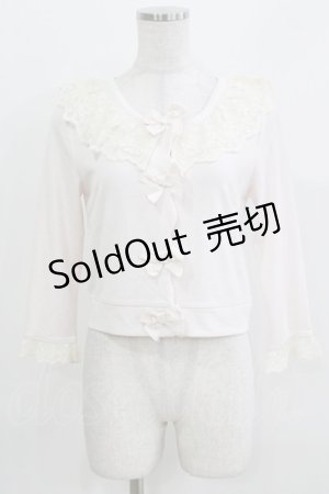 画像: LIZ LISA / ドットリボンカーディガン Free ピンク H-26-04-02-062-LO-TO-NS-ZH