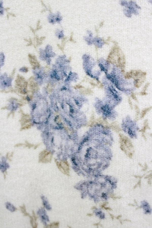 画像4: an another angelus / ローズプリントニットプルオーバー Free L/BLUE H-26-04-02-065-CA-TO-NS-ZH (4)