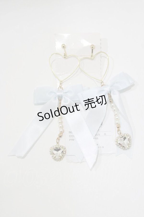 画像1: LIZ LISA / ハートイヤリング  サックス H-26-04-02-071-LO-AC-NS-ZH (1)