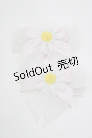 画像: LIZ LISA / マーガレットクリップセット  ピンク H-26-04-02-072-LO-AC-NS-ZH