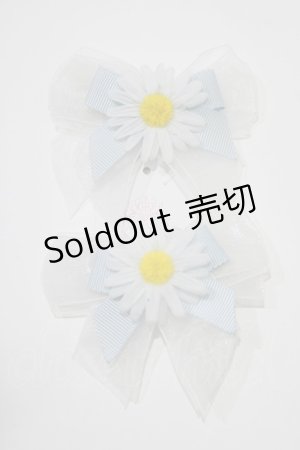 画像: LIZ LISA / マーガレットクリップセット  サックス H-26-04-02-073-LO-AC-NS-ZH