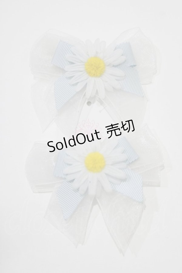 画像1: LIZ LISA / マーガレットクリップセット  サックス H-26-04-02-073-LO-AC-NS-ZH (1)